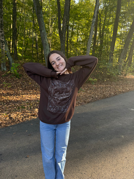 Abundance of Gratitute Crewneck
