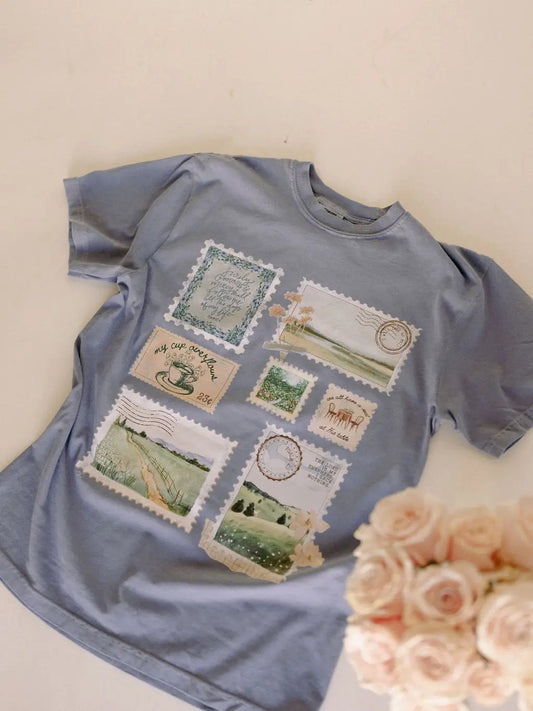 stamp tee